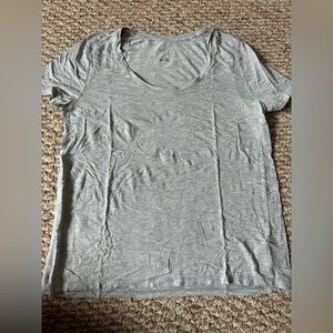 A New Day scoop neck grey tee